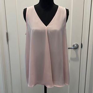 Vince Camuto sleeveless v-neck drape front blouse